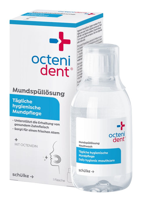 octenident Mundspüllösung - Hygienische Mundpflege für die ganze Familie, 250 ml Lösung