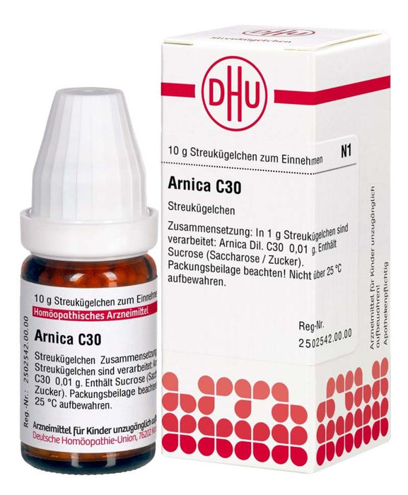 DHU Arnica C30 Streukügelchen, 10 g Globuli