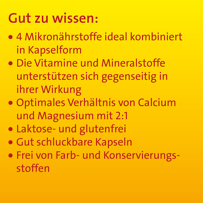 Vitamin D3 K2 Hevert plus Calcium und Magnesium 1.000 I.E. mit 4-fach Osteo-Formel für gesunde Knochen und Muskeln, 120 St. Kapseln