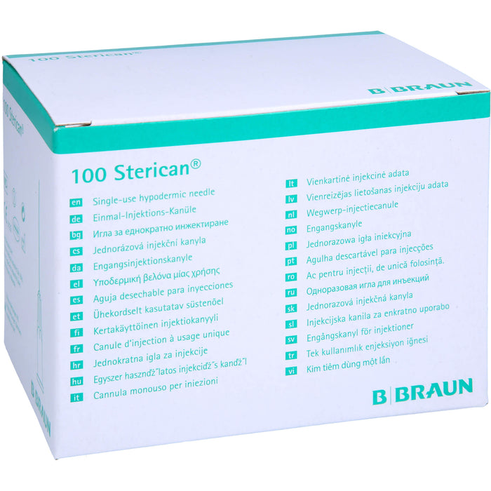 STERICAN 0,40X20 GRAU L L, 100 St KAN