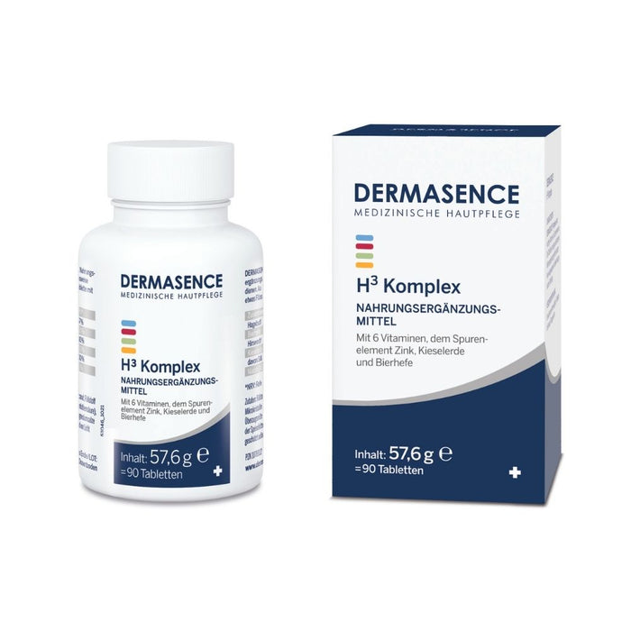 DERMASENCE H3 Komplex Kapseln, 90 St. Tabletten