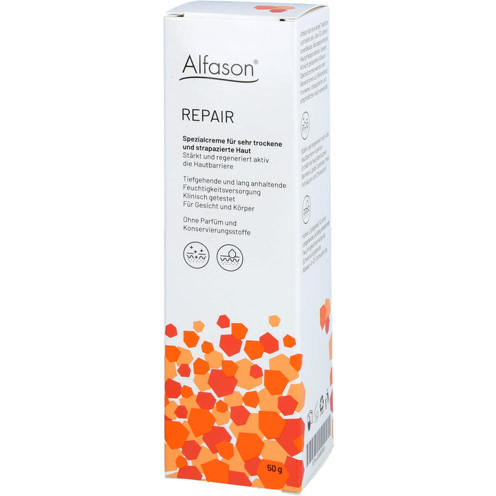 Alfason Repair Creme für trockene Haut, 50 g Creme