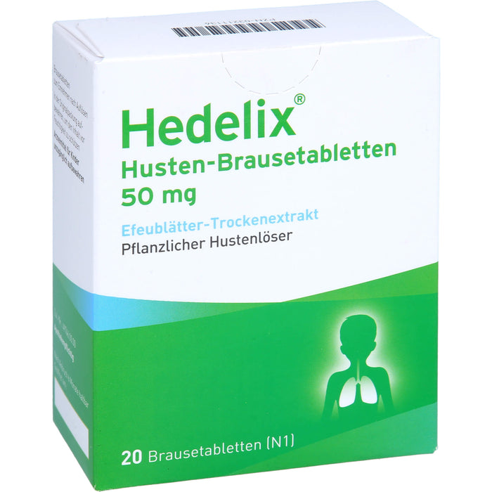 Hedelix Husten-Brausetabletten, 50 mg, 20 St. Tabletten