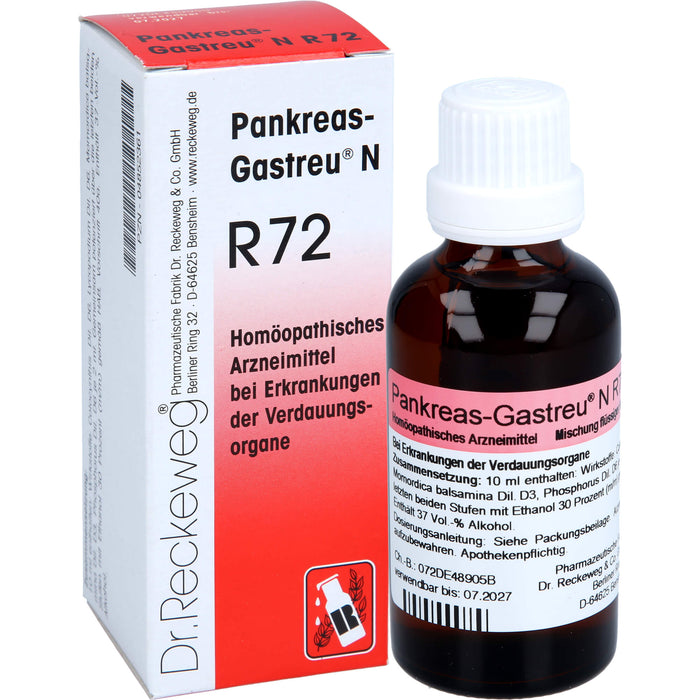 Pankreas-Gastreu N R72 Tropf., 50 ml Lösung