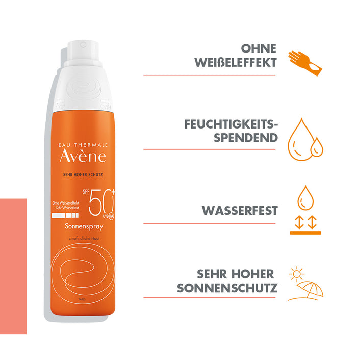 Avène Sonnenspray SPF 50+, 200 ml Lösung