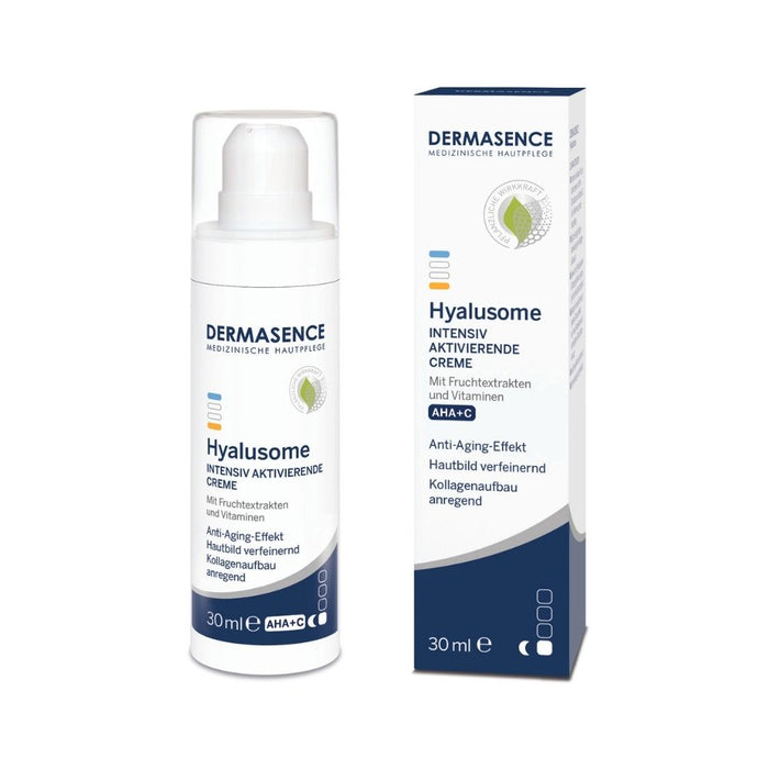 DERMASENCE Hyalusome Intensiv aktivierende Creme Hautbild verfeinernd mit Anti-Aging Effekt, 30 ml Creme